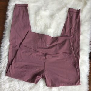Mauve Lululemon Aligns size 10